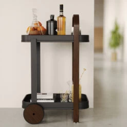 Drinks Trolley - Bellwood - Natural & White -Home Essentials Shop pic 10003 3 63e231e2311d1