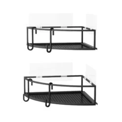 Set Of 2 Corner Shower Caddies - Cubiko -Home Essentials Shop pic 10020 3 6273dc3b8ffab