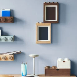 Wooden LEGO Photo Frame - Soap Treated Oak -Home Essentials Shop pic 10031 3 6284e8e7728e9