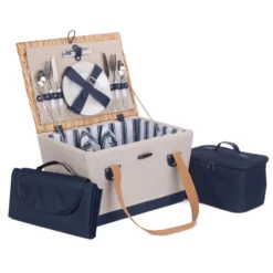 2 Person Picnic Hamper - Nautical
