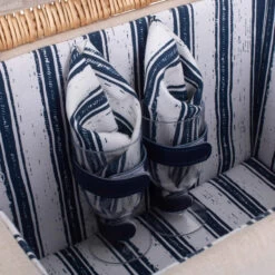 2 Person Picnic Hamper - Nautical -Home Essentials Shop pic 10044 3 62a341b2947a8
