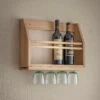 Wine Glass & Bottle Storage Shelf - Hambledon