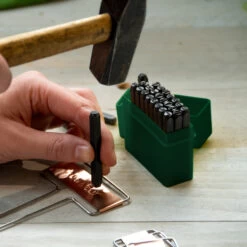 Copper Plant Tags And Stamper Set