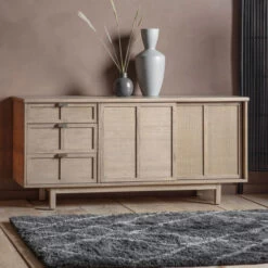 3 Drawer 2 Door Sideboard - Tokyo