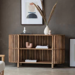 Slatted Console Table - Oslo