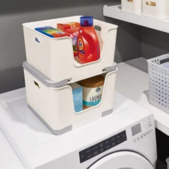 Stackable Storage Basket - Open Front