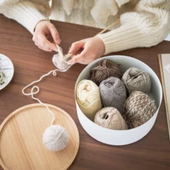 Round Storage Container With Lid - Deep - White 9 Round Storage Container With Lid - Deep - White -Home Essentials Shop pic 10370 3 634d3515c2ff2