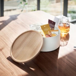 Round Storage Container With Lid - Deep - White 8 Round Storage Container With Lid - Deep - White -Home Essentials Shop pic 10370 3 634d5a9a78db3