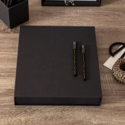 Ring Binder Box - Signe - Navy Blue -Home Essentials Shop pic 10398 3 63a468876230e