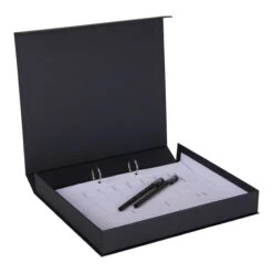 Ring Binder Box - Signe - Navy Blue -Home Essentials Shop pic 10398 3 63a468abd3bf3