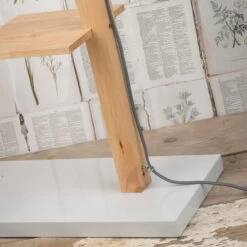 Floor Lamp With Shelves - Cambridge - Black Lamp Shade -Home Essentials Shop pic 10505 3 6410748fd3ab4