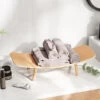 Wooden Towel Shelf