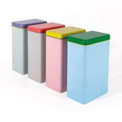 Rectangular Storage Tins - Set Of 4 -Home Essentials Shop pic 10558 3 6422bbbd09b53