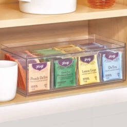 Stackable Teabag Storage Box - Crisp