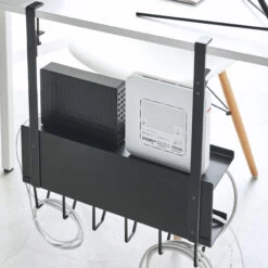 Under Desk Cable And Router Organiser - White -Home Essentials Shop pic 10569 3 6433e9c1c89db