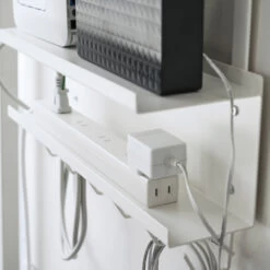 Under Desk Cable And Router Organiser - White -Home Essentials Shop pic 10569 3 6433ea0bc6f28