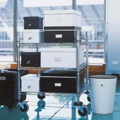 Olympic Shelving Unit - 3 Shelves And Castors