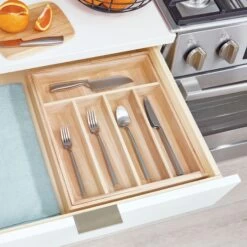 Expandable Cutlery Organiser - Eco Wood