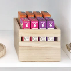 Wooden Pantry Storage Bin With Handle - Tall Medium