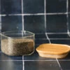 Glass Storage Canister With Bamboo Lid - 500ml