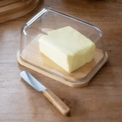 Butter Dish With Knife