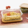 Rectangular Glass Container With Bamboo Lid - 1000ml