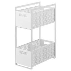 2 Tier Storage Basket Unit -Home Essentials Shop pic 10780 3 652e45d38453b