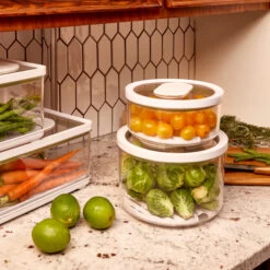 Large Lidded Produce Storage Bowl - Fresh -Home Essentials Shop pic 10789 3 6526bc576ef42