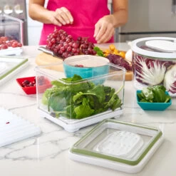 Small Lidded Produce Storage Container - Fresh