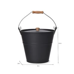 Fireside Bucket With Lid -Home Essentials Shop pic 1655 3 5df79eb2a4442