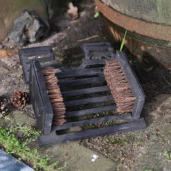 Cast Iron Boot Jack & Brush