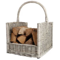 Wicker Log Carrier
