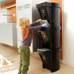 Stacking Recycle Bin - Black -Home Essentials Shop pic 225 3 5fc7c5e3550d2
