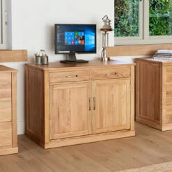 Solid Oak Hidden Home Office - Mobel -Home Essentials Shop pic 2301 3 5f968ec683a62