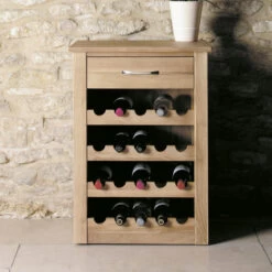 Solid Oak Wine Rack Lamp Table - Mobel -Home Essentials Shop pic 2314 3 5ff58e4ddf994