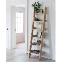 Hambledon Oak Ladder Shelf - Small