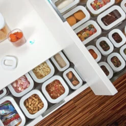 Clear Kitchen Storage Canister - 4500ml -Home Essentials Shop pic 2427 3 5dd703ba1a61b