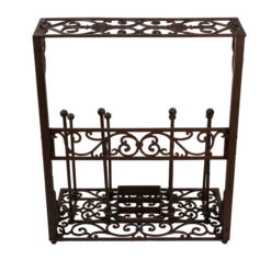 Wellington Boot Rack - Wrought Iron -Home Essentials Shop pic 2905 3 6089448b9f595