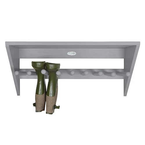 Wall Mounted Welly Rack - Wooden 2 Wall Mounted Welly Rack - Wooden - Image 2