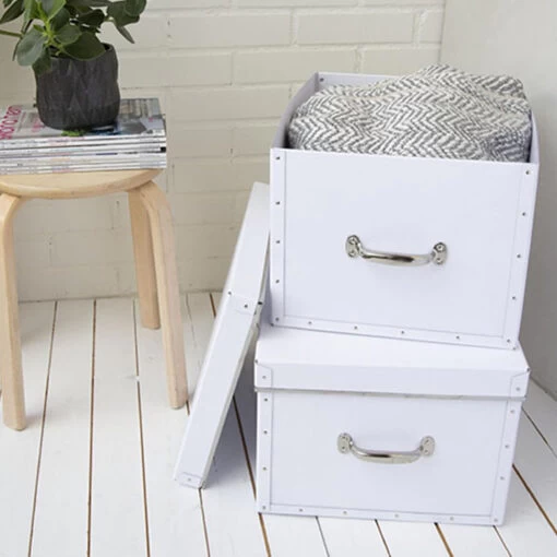 Set Of 4 Storage Boxes -Home Essentials Shop pic 2920 2 5fa2ccf1c22e8