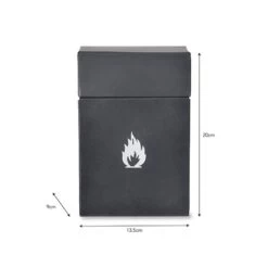 Firelighter Storage Box - Carbon -Home Essentials Shop pic 3317 3 5df23263975cc