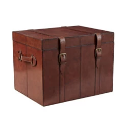 Buffalo Leather Storage Trunk - Large -Home Essentials Shop pic 3552 3 5fb6502a4fc65