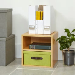 Handbridge Storage Cube - Set R - Oak