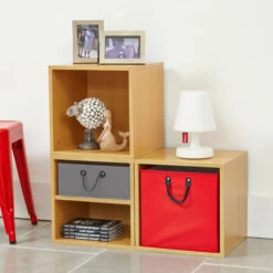 Handbridge Storage Cube - Set 1 - Oak