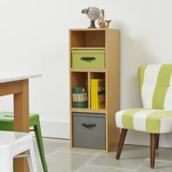 Handbridge Storage Cube - Set 3 - Oak