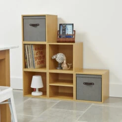 Handbridge Storage Cube - Set 6 - Oak