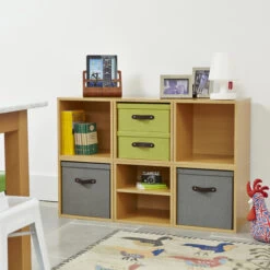 Handbridge Storage Cube - Set 7 - Oak