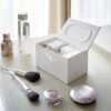 Cotton Pad And Bud Lidded Storage Box - White