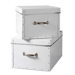 Set Of 2 Storage Boxes -Home Essentials Shop pic 373 3 5dcad3440443a