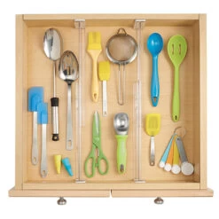 Set Of 2 Expandable Drawer Organisers- Large -Home Essentials Shop pic 4331 3 5fb51ae889075